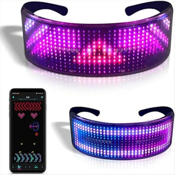 Producto - Anteojos Pantalla Led Multicolor Ideal Para El Novio Padre