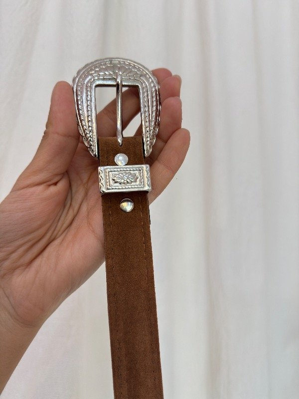 Producto - Cinto Brown Gamuza - 1