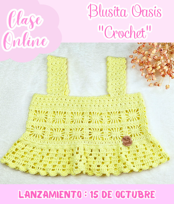Producto - PREVENTA - Clase Online Blusita Oasis