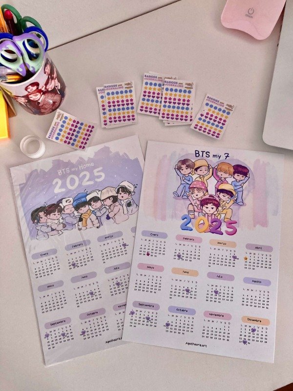 Producto - Liquidación! Calendario BTS 2025