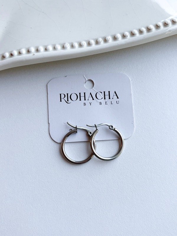 Producto - Argollas Misi plateado (20mm)
