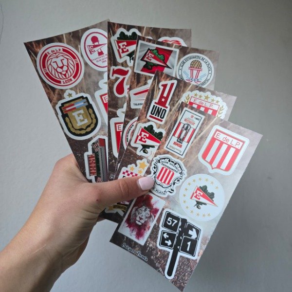 Producto - Planchas de stickers Estudiantes EDLP