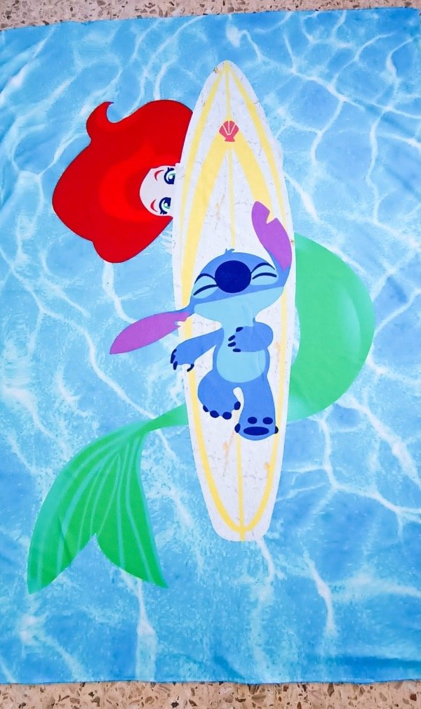Producto - Mega Toallon Stitch Ariel 200 x 150 cm