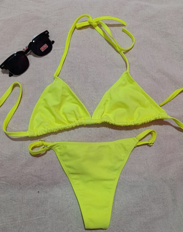 Producto - Bikini amarillo fluo
