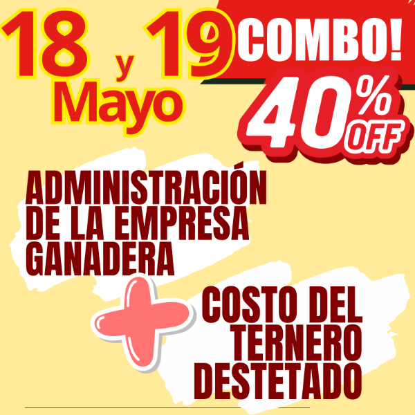 Producto - COMBO 2 CURSOS: Administración Ganadera + Costo del Ternero