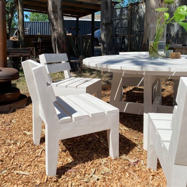 Producto - Juego de Comedor Exterior "Low Dining Redondo" - 1