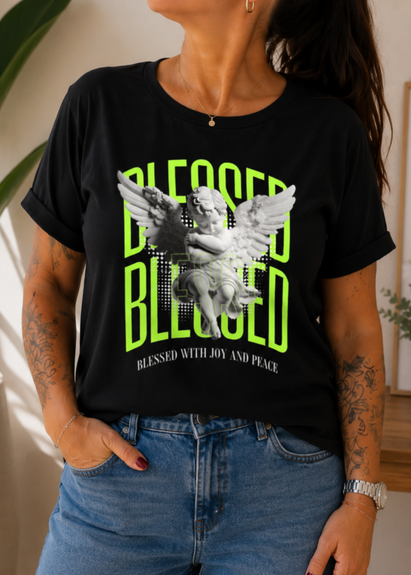 Producto - Remeron Oversize Negro T2 (Blessed fluor)