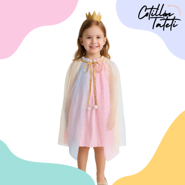 Producto - CAPA PRINCESA PASTEL GLITTER