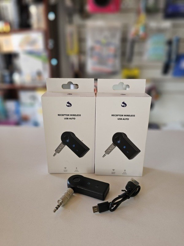Producto - Receptor Adaptador Bluetooth Audio Auxiliar Stereo Música