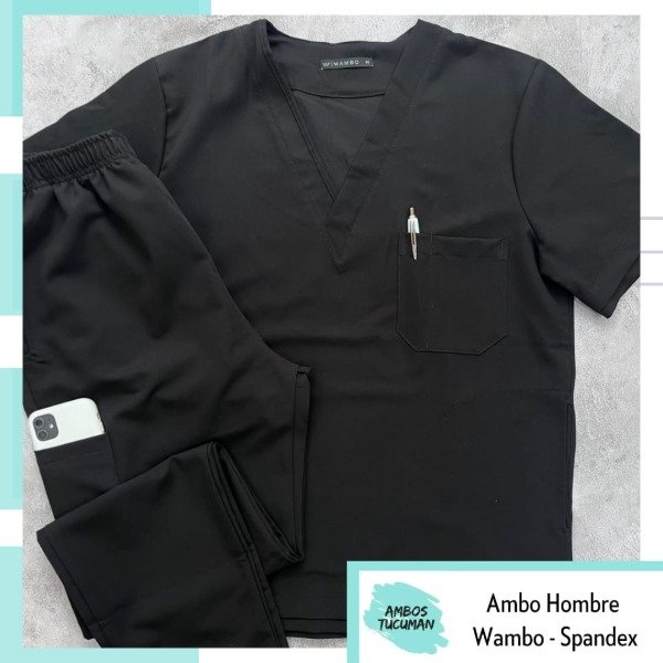 Producto - Ambo  Negro Liso ( Sp Manhatan )
