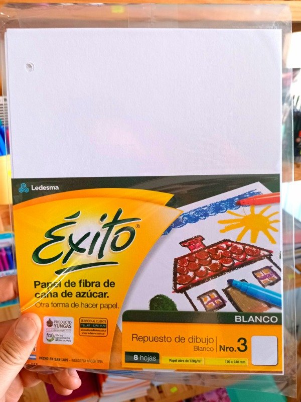 Producto - Repuesto de Dibujo Blanco N 3