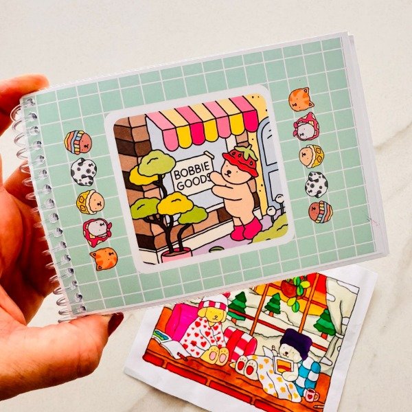 Producto - CUADERNO PARA COLOREAR BOBBIE GOODS TAMAÑO A6 40 PAGINAS