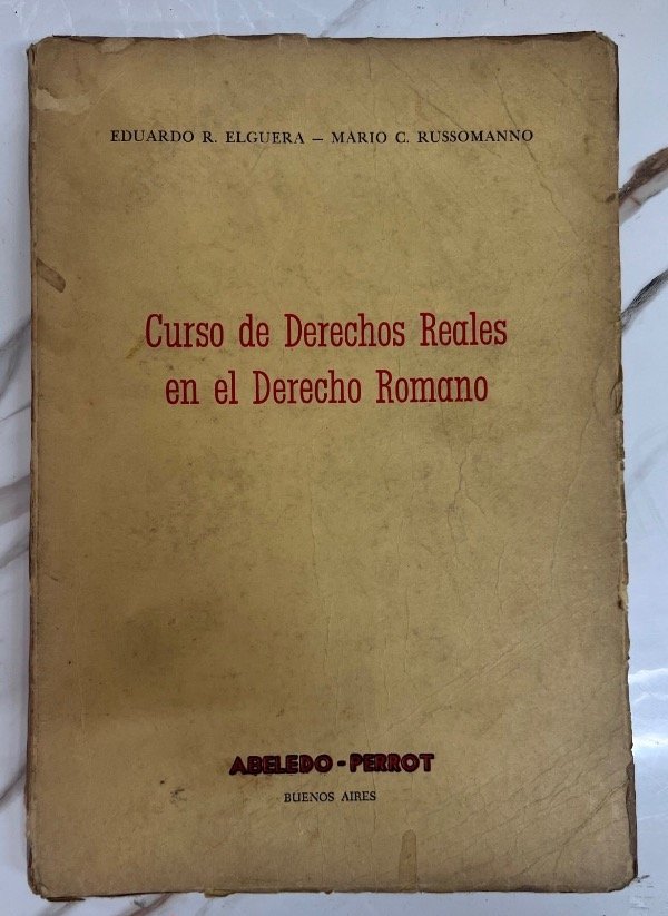 Producto - Curso de Derechos Reales en el Derecho Romano