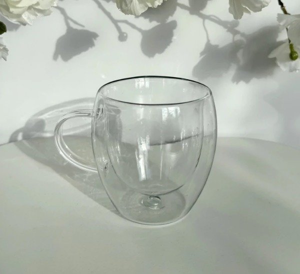 Producto - Taza doble vidrio c/asa - 1