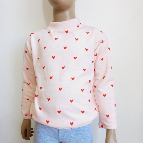 Producto - BUZO PLUSH - CORAZONES (ROSA)