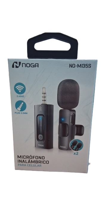 Producto - Micrófono inalambricos para celulare conexión plug 3.5. NG-MI35S