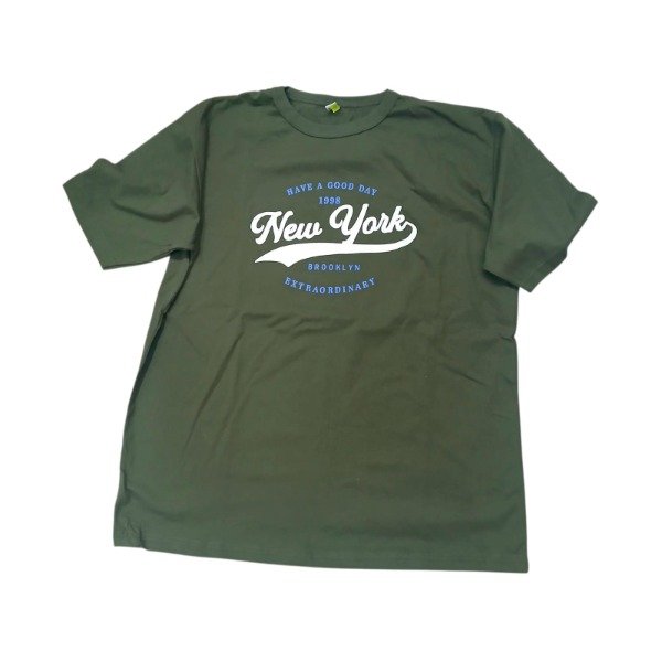 Producto - Remera hombre "New york" T8 verde