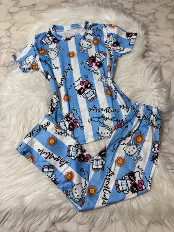 Producto - Pijama Hello Kitty Argentina manga corta niños - 0