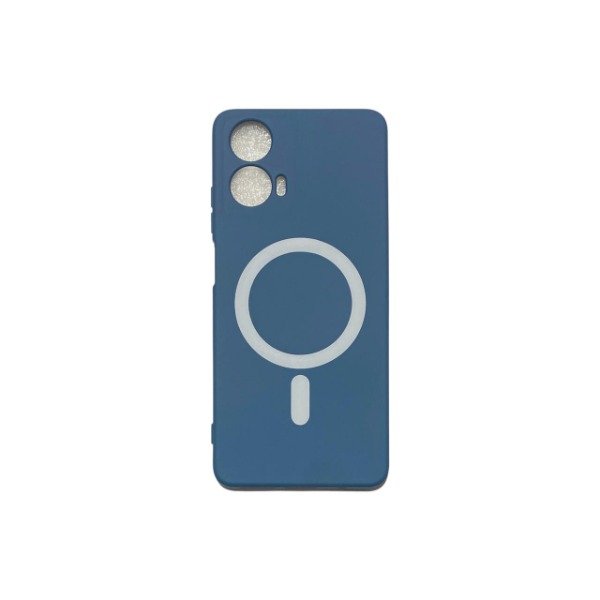 Producto - Funda Magnetica Magsafe Silicona Para Motorola G24 Color Azul