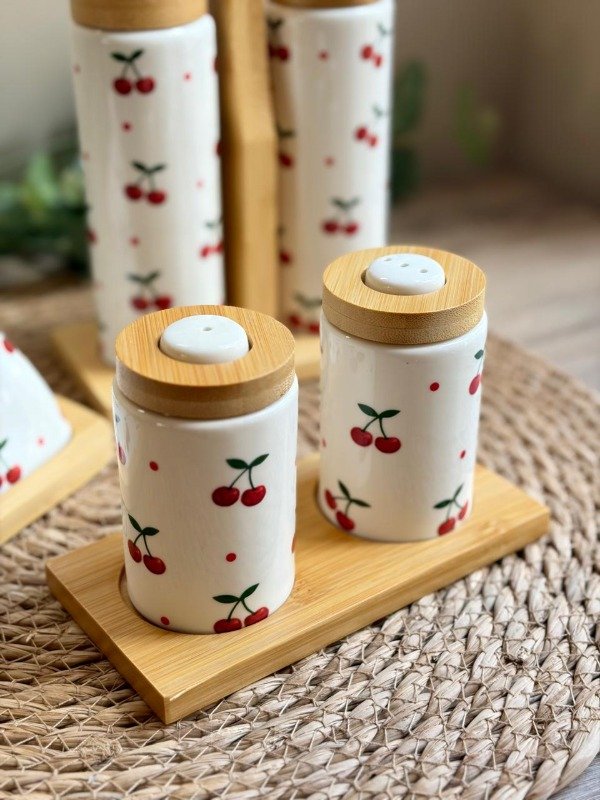 Producto - Pimentero y salero Cereza