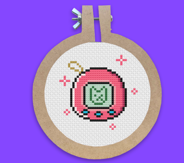 Producto - Tamagotchi - Kit de punto cruz