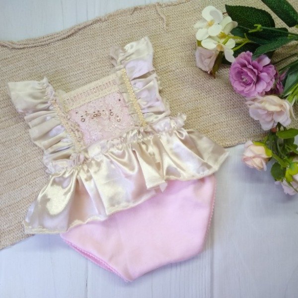 Producto - Body descub rosa/bei 1-2m