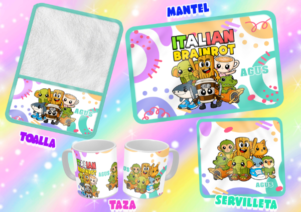 Producto - SET DE 4 ELEMENTOS ITALIAN BRAINROT II
