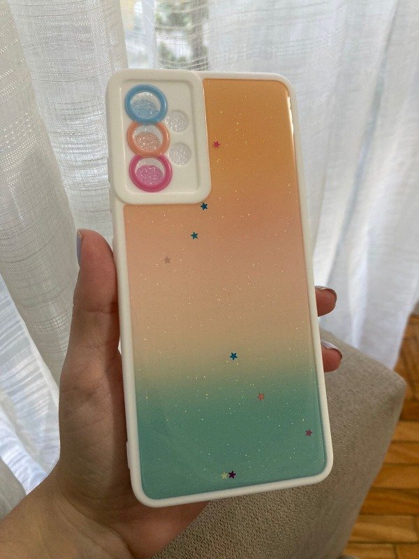 Producto - Funda estrellitas naranja