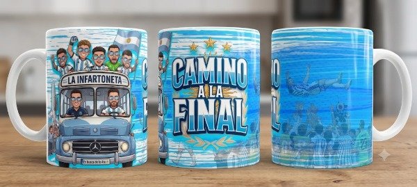 Producto - PLANTILLAS PACK REMERA TAZA "CAMINO A LA FINAL"