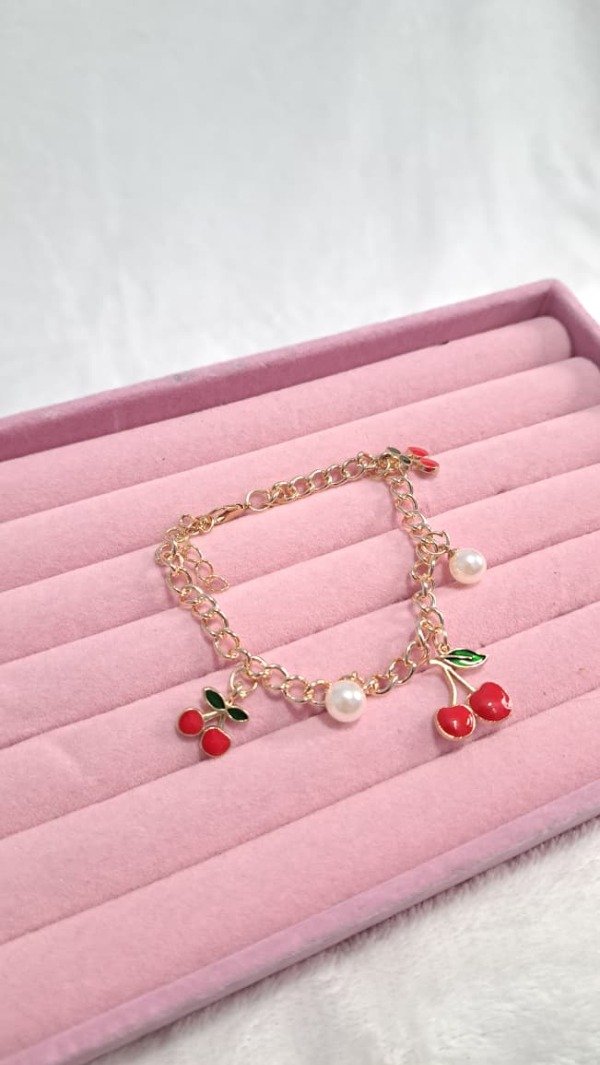 Producto - pulsera de cereza doble