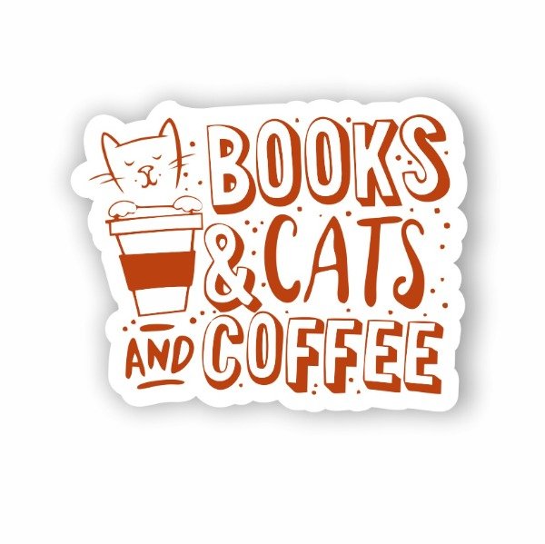 Producto - ST00012 Books, cats and coffee