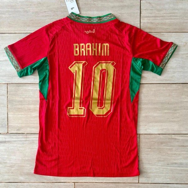 Producto - CAMISETA MARRUECOS IMPORTADA TITULAR 2026 #10 BRAHIM DÍAZ - 1