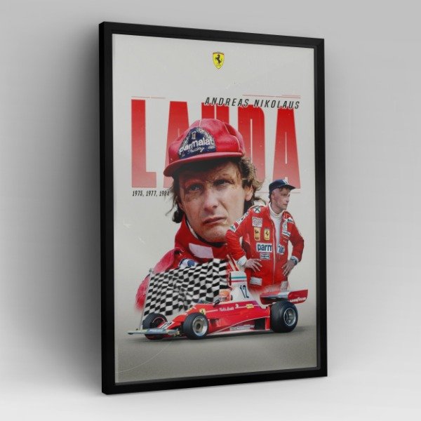 Producto - Cuadro Póster Niki Lauda