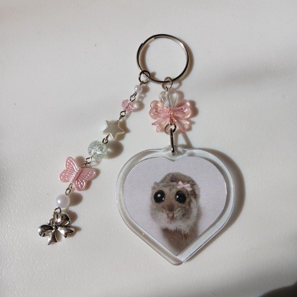 Producto - Llavero corazón de ratita