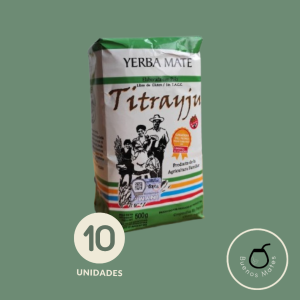 Producto - Yerba Titrayjú Barbacuá (10 paquetes)