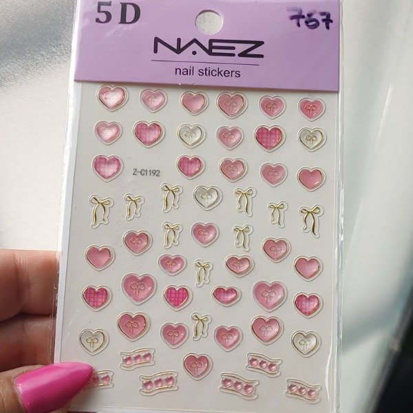 Producto - Sticker 767 Corazones 5D