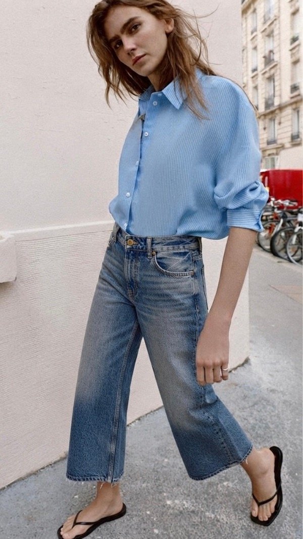 Producto - Jean pierna ancha Zara