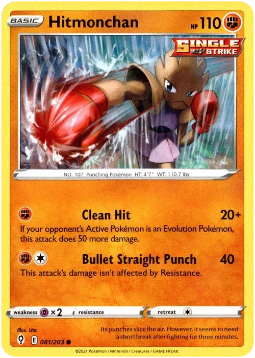 Producto - Hitmonchan - 081/203 - Evolving Skies