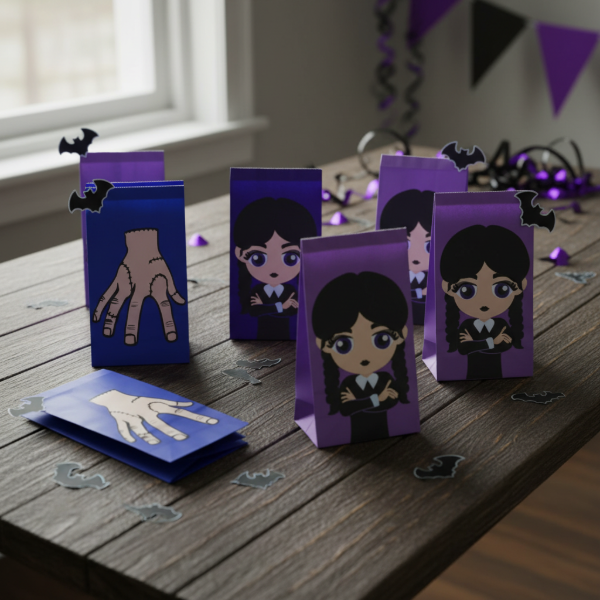 Producto - BOLSITAS GOLOSINERAS LOS LOCOS ADDAMS - MERLINA