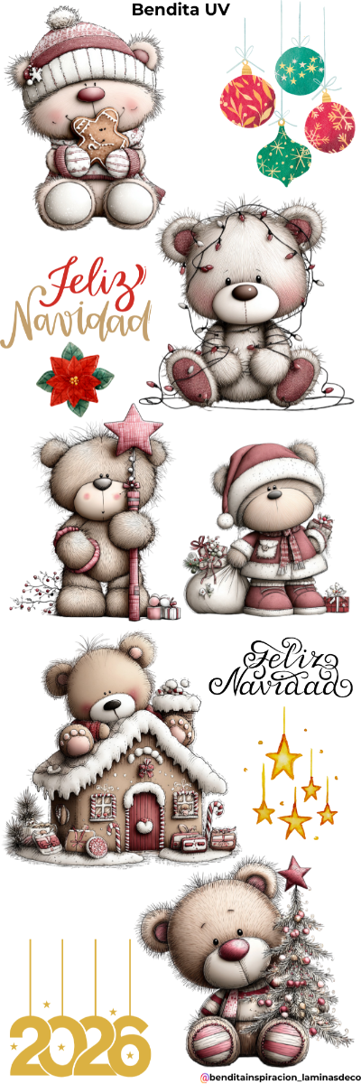 Producto - Bendita UV Ositos navideños 2