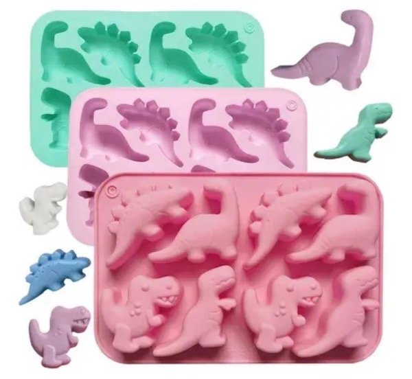 Producto - MOLDE SILICONA x8 DINOSAURIOS
