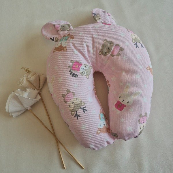 Producto - Almohadita soft animalitos rosa