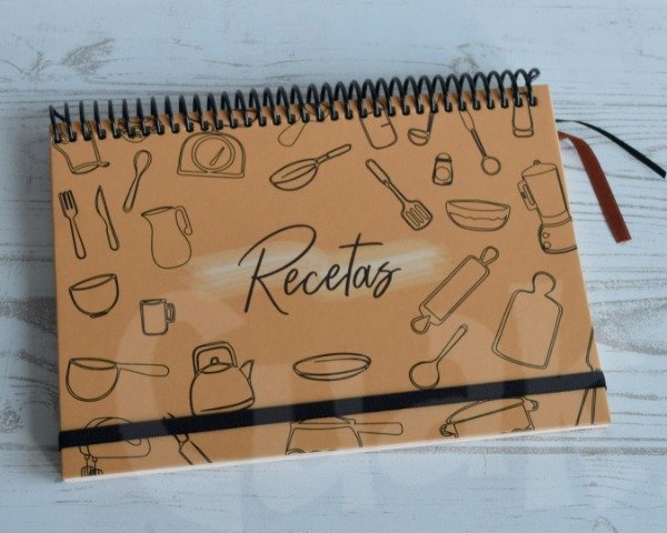 Producto - Recetario Tapa Marrón