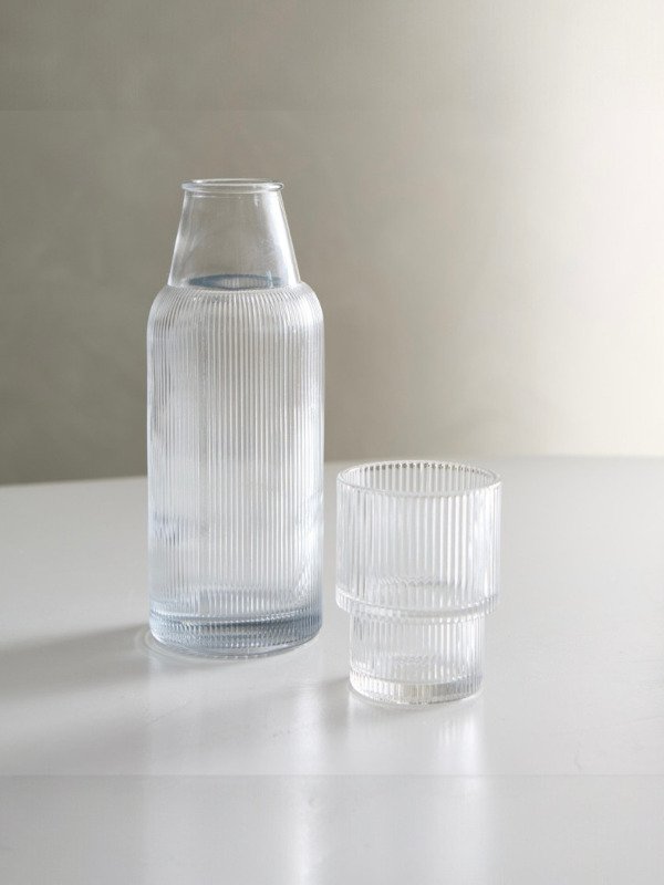 Producto - Set de noche botella y vaso mod. Segovia