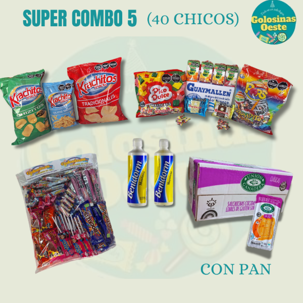 Producto - Super combo 5 ( 40 chicos)
