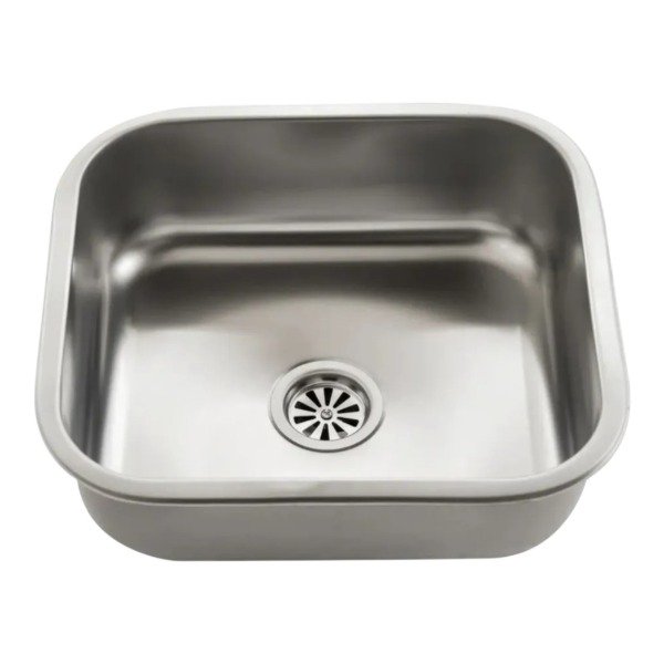 Producto - Bacha de acero inoxidable simple 34X37X15