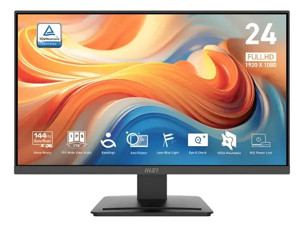 Producto - MONITOR 24 MSI PRO MP243L E14 FHD 144HZ