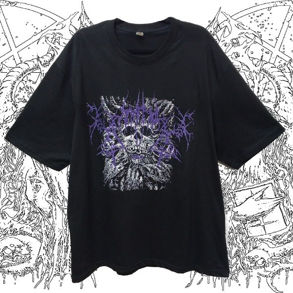 Producto - Remera Oversize LDrift Skull Thread