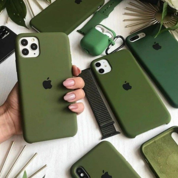 Producto - Silicone Case Iphone Verde Musgo