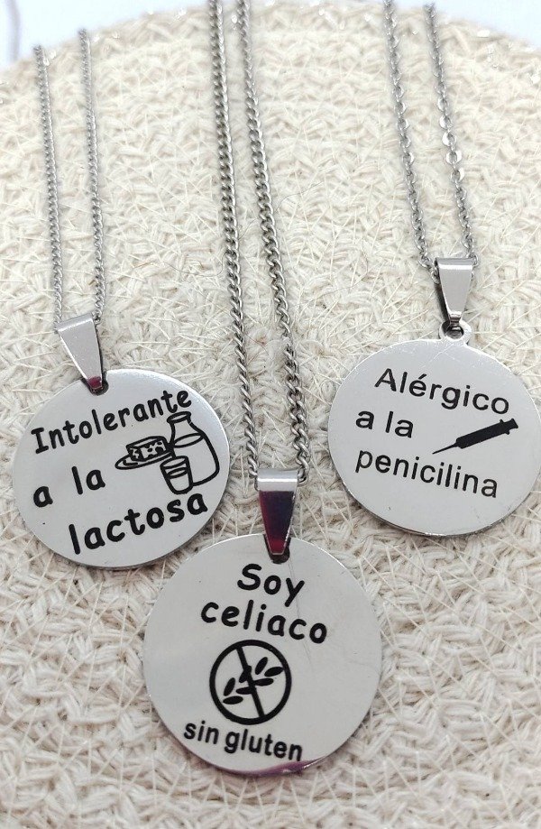 Producto - Dije de frases - "Alergico a la penicilina"